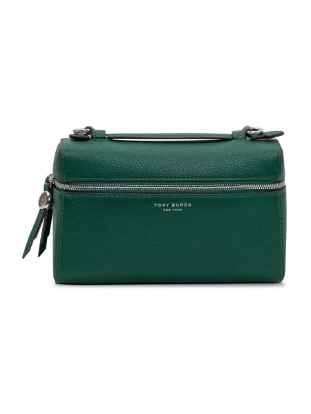 Torba Tory Burch skórzana zielona