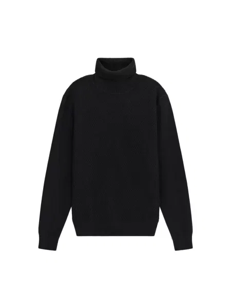 Sweter z golfem Gas czarny