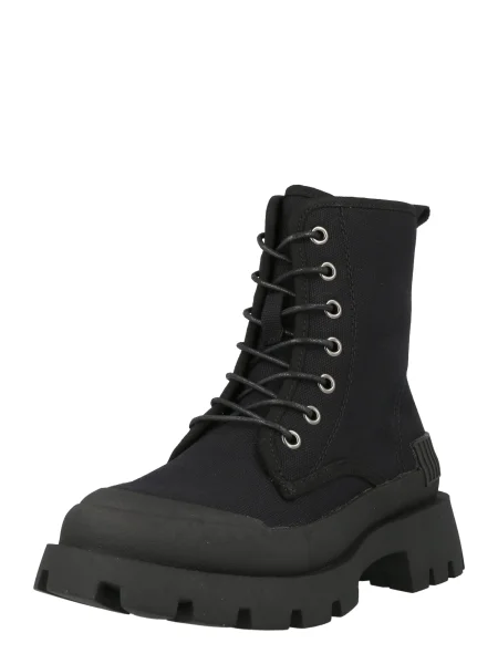 ABOUT YOU Cizme cu șireturi Tamina' negru