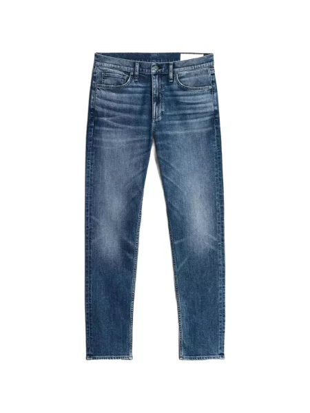 Blugi drepți Rag & Bone albastru