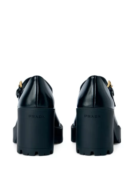 Pantofi cu toc Prada din piele negru