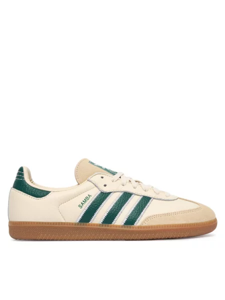 Sneakers adidas Samba OG Cream White/ Collegiate Green/ Gum EUR 43 béžová