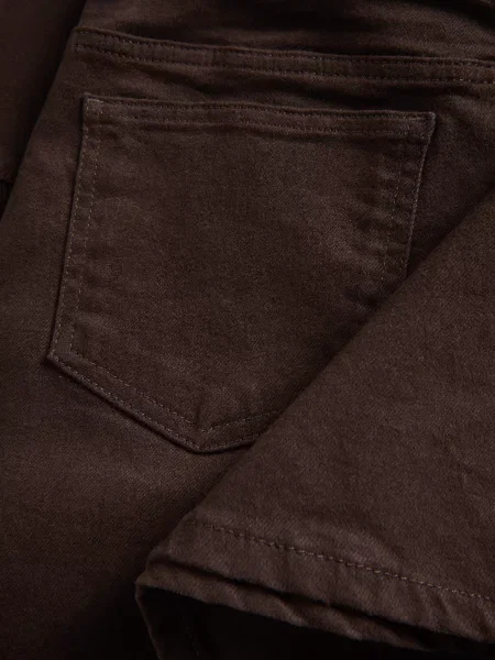 Reserved Джинси широкого крою темно коричневий