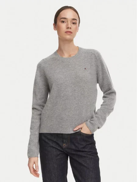 Tommy Hilfiger Megztinis Tamsiai pilka