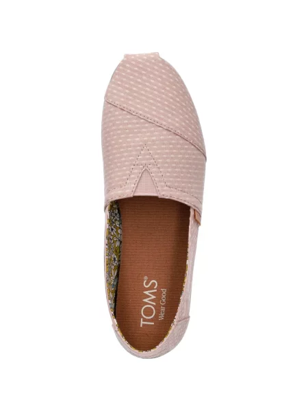 Chiloți Toms cu buline slip-on roz