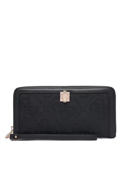 Peňaženka Guess Audrey Logo Slg čierna
