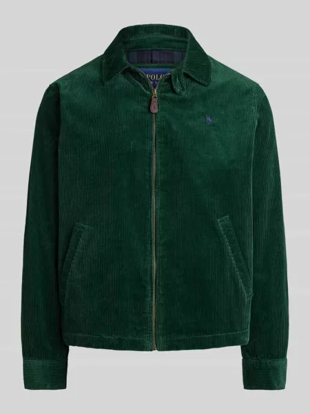 Kurtka Polo Ralph Lauren sztruksowa zielona