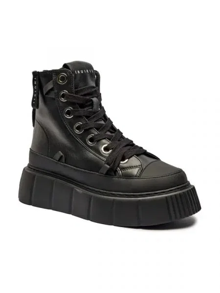 INUIKII De piele sneakers MATILDA negru