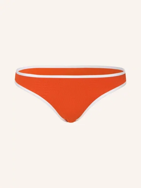 Seafolly Basic Bikinové Kalhotky Beach Bond oranžová bílá