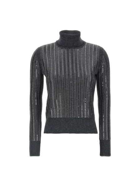 Sweter Ermanno Scervino z kaszmiru szary