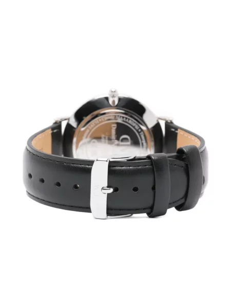 Ceas Daniel Wellington din piele argintiu