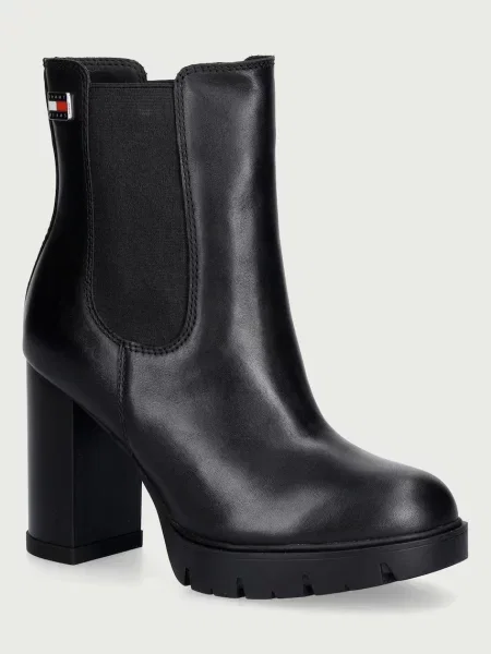 Ботуши Tommy Jeans черно