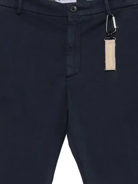 Pantaloni Manuel Ritz din țesătură twill albastru