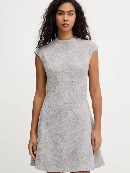 Rotate rochie mini evazati gri