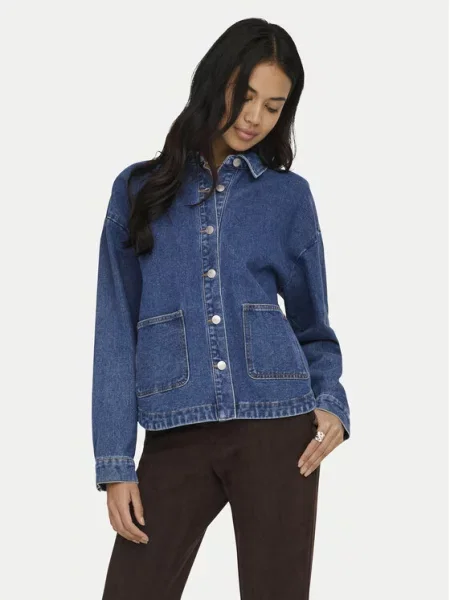 ONLY Джинсова куртка Lara cиній