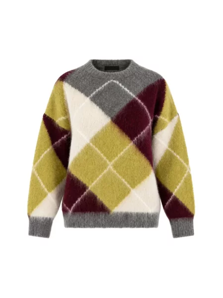 Sweter Solotre z wzorem argyle