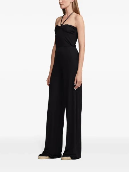 Гащеризон Ralph Lauren Collection с халтер деколте черно