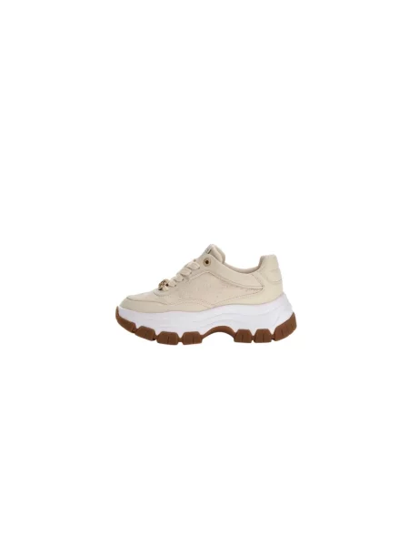Guess Sneakersy FLFBRT Écru beżowe