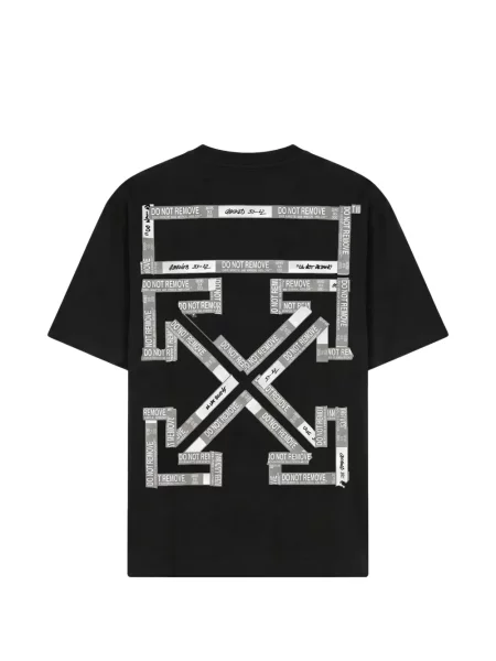 Tricou Off-white cu broderie alb