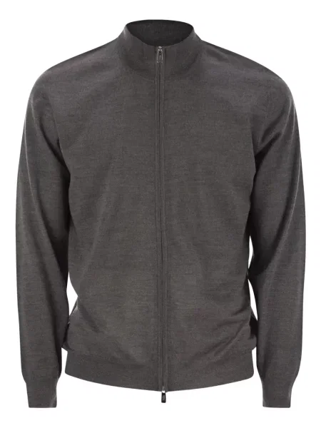 Cardigan Fedeli tricotate gri