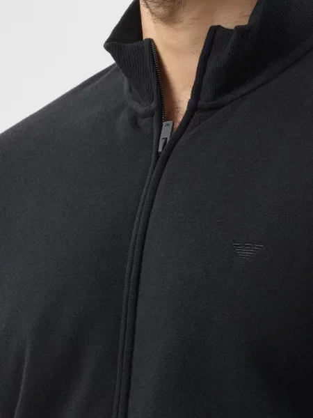 Костюмный спортивный костюм Emporio Armani черный