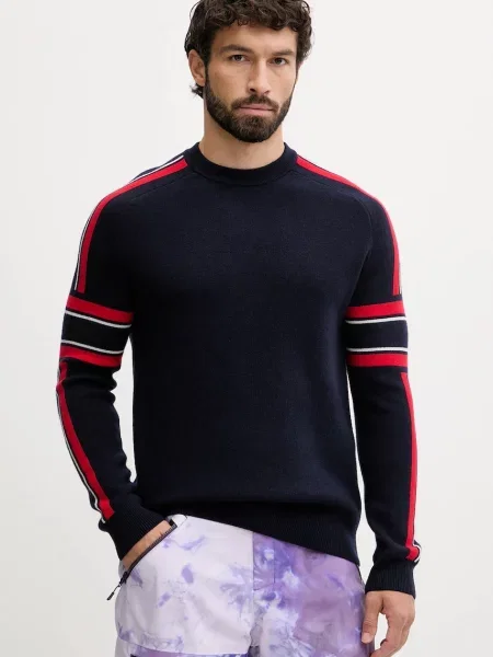 Volnen pulover Fusalp Spectavia mornarsko modra