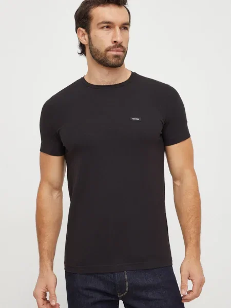 Kratka majica Calvin Klein črna