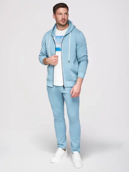 Pantaloni Ombre alb