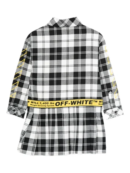 Φόρεμα σε στυλ πουκάμισου Off-white λευκό