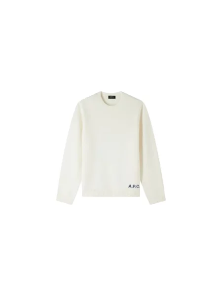 A.P.C. sweter wełniany Pull Edward czarny