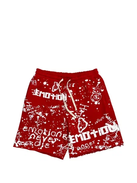 Pantaloni scurți Mixed Emotion roșu