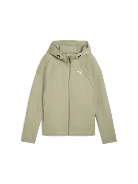 Rozpinana bluza Evostripe z kapturem PUMA beżowa