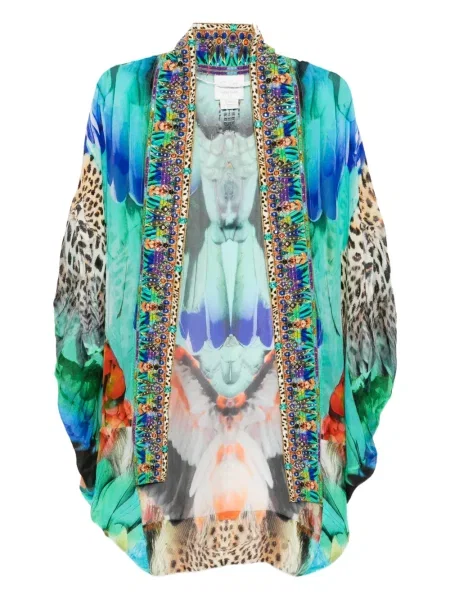 Geacă Camilla cu imagine albastru