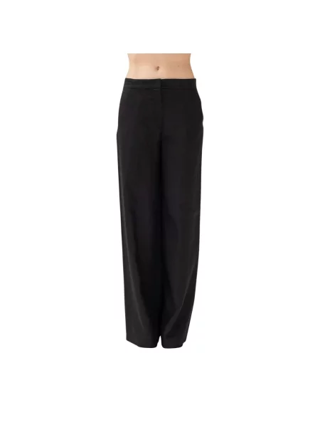Spodnie Max Mara Studio czarne