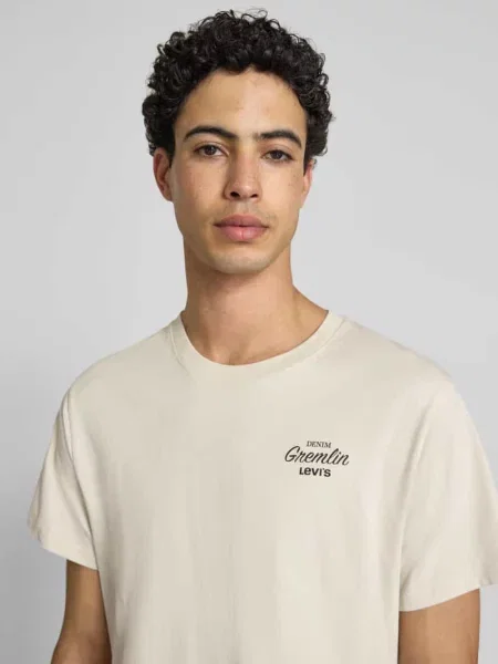 T-shirt o kroju relaxed fit z czystej bawełny Levi's