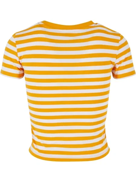 Urban Classics Tricou portocaliu alb
