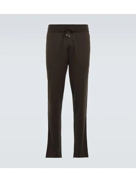 Kašmírové tepláky Loro Piana černé