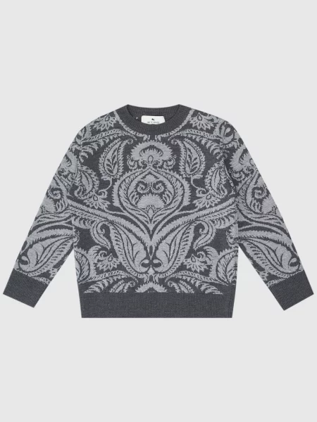 Детский свитер Etro серый