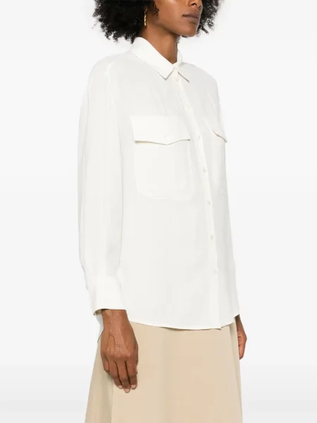 Koszula Semicouture z krepy biała