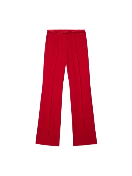 Spodnie Oltre dzwony czerwone
