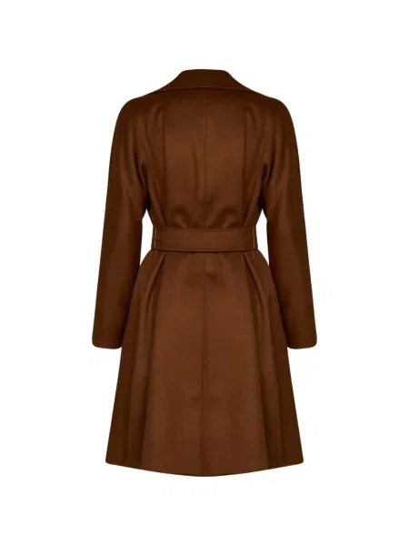 Cu centură palton Max Mara maro