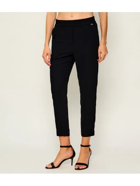 Marc Cain Pantaloni | Tapered fit negru
