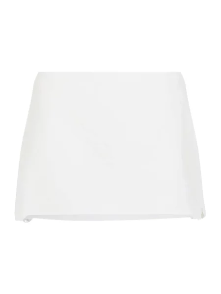 Mała mały spódnica mini Miu Miu biała