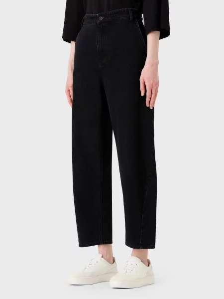 Emporio Armani Джинси мом чорний