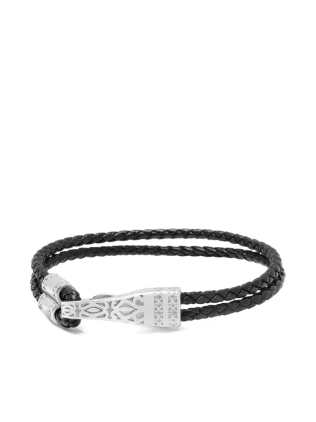 Brăţară Nialaya Jewelry din piele negru