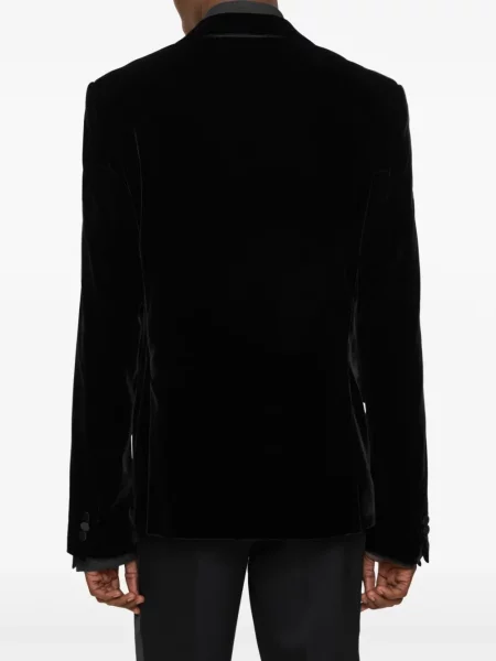 Costum Burberry de catifea negru