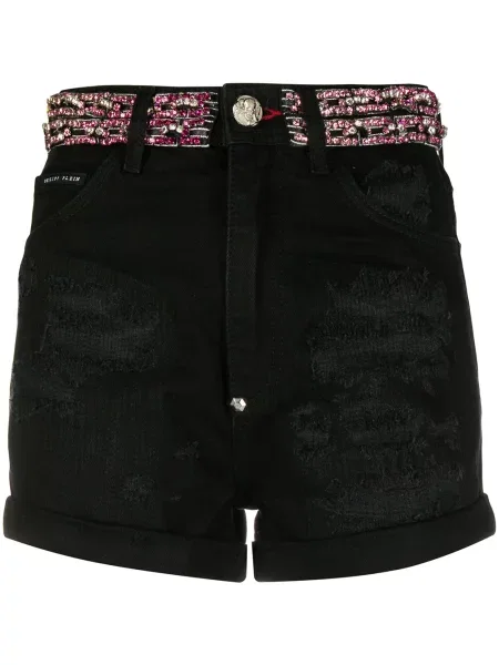 Pantaloni scurți din denim Philipp Plein