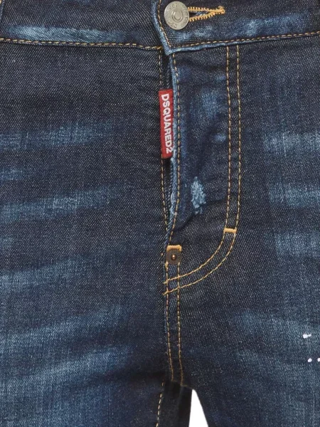 Viseltes hatású farmerek Dsquared2 kék