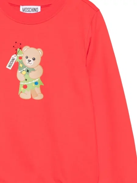 Bluza dziecięca Moschino czerwona
