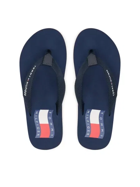 Šlepetės Tommy Hilfiger Mėlyna balta